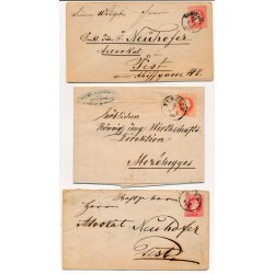 ÖSTERREICH 18.. 3Stk. Sendungen! Interessantes Lot!