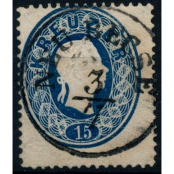 ÖSTERREICH 1861 15kr, NEU BECSE (Tb) Attraktiv!