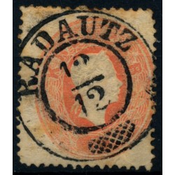 ÖSTERREICH 1861 5kr, noch ungewaschen! RADAUTZ (BUKOWINA) Mü:90P! Schön!