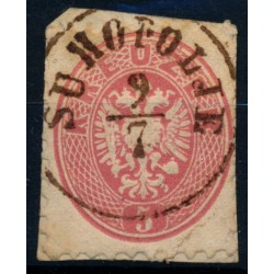 ÖSTERREICH 1864 5kr, GROßES WASSERZEICHEN! SUHOPOLJE (Ks) Mü:85P! Attraktiv!