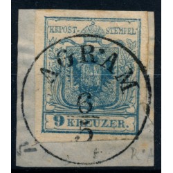 ÖSTERREICH 1850 9kr, HP, Type II. ARAM (Ks) Schön!