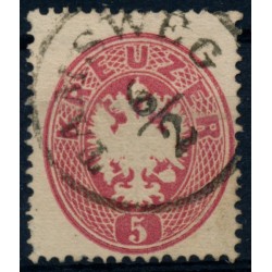 ÖSTERREICH 1863 5kr, TAMSWEG (S) Mü:40P! Schön!