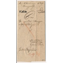 ÖSTERREICH 1827 Brief (Inhalt) KOLLIN (B) Interessantes Stück!