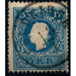 ÖSTERREICH 1858 15kr, Type II. FELDKIRCH (V) Schön!
