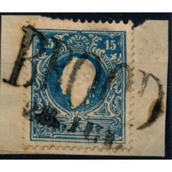 ÖSTERREICH 1858 15kr, Type II. ZENTRIERT! BROOD (Km) Schön und attraktiv!