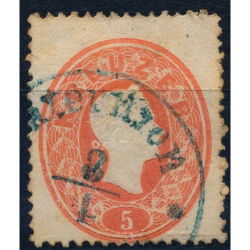 ÖSTERREICH 1861 5kr, BLAUSTEMPEL Paternion/in Kärnten (K) Mü:50Punkte!