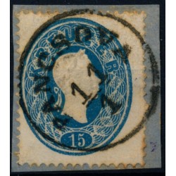 ÖSTERREICH 1861 15kr, PANCSOVA (Bm) Schön!