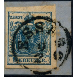 ÖSTERREICH 1850 9kr, MP, Type III. ESSEGG (Ks) Schön!