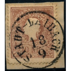 ÖSTERREICH 1858 10kr, Type II. STADT-LAIBACH (Kr) Sehr schön!