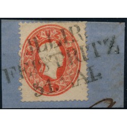 ÖSTERREICH 1861 5kr, JLLIR./FEISTRITZ (Kr) Mü:12P! PRACHTSTÜCK!