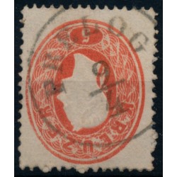ÖSTERREICH 1861 5kr, PRELOG (Mi) Mü:40P! Schön!