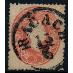 ÖSTERREICH 1861 5kr, RACACH (Kr) Klein Einriß!