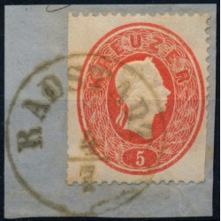 ÖSTERREICH 1861 5kr, RADSTADT (S) Mü:20P! Schön!