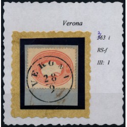 LOMBARDEI-VENETIEN 1861 5sld. ZENTRIERT! VERONA. Sehr schön!