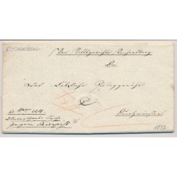 ÖSTERREICH 1837 Brief (Inhalt) REICHENBERG. Schön!