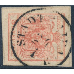 ÖSTERREICH 1850 3kr, HP, Type III. STADT LAIBACH (Kr) Schön!