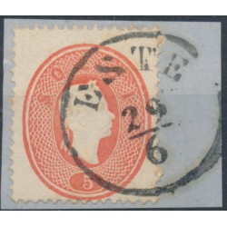 LOMBARDEI-VENETIEN 1861 5sld. ESTE. Schön!