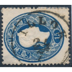 ÖSTERREICH 1861 15kr, ILLOK (Sy) Mü:15P!