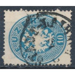 ÖSTERREICH 1863 10kr, falzhelle Stellen. STADT-LAIBACH (Kr)