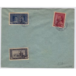 BOSNIA 1917 Satz-BRIEF, SARAJEVO Stempel.