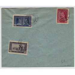 BOSNIA 1917 10+15+40h Satz-Brief, SARAJEVO