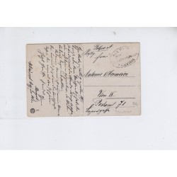 FELDPOST 1915 KARTE, TELEGRAPHENAMT/TRAVNIK (Kr) nach WIEN.