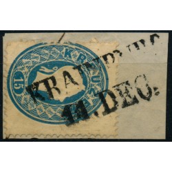 ÖSTERREICH 1861 15Kr, KRAINBURG (Kr) Schön!