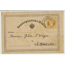 Österreich 1874 2kr, Korr-Karte MARIASCHEIN (B) Kl:10Punkte! Schön!