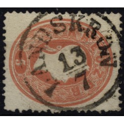 Österreich 1861 5kr, ZENTRIERT! LANDSKRON (B)