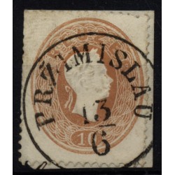 Österreich 1861 10kr, HELLBRAUN! PRZIMISLAU (B) Sehr schön!