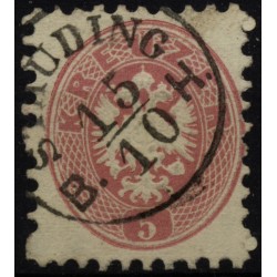 Österreich 1864 5kr, STAUDING/B.H. (Sch) Mü:12Punkte!