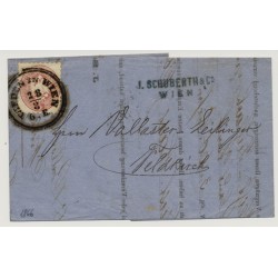 Österreich 1866 5kr, Brief (Inhalt) NEUBAU IN WIEN nach FELDKIRCH. Schön!