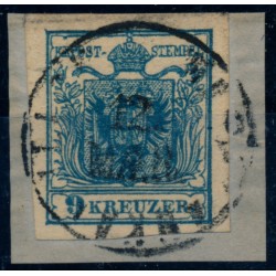 Österreich 1850 9kr, MP, Type III. UJPALÁNKA b:ILLOK (Ungarn)