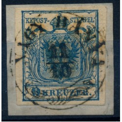 Österreich 1850 9kr, MP, Type III. NAGY BÁNYA (Ungarn)