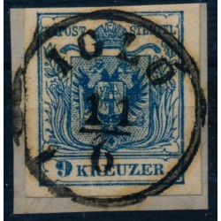 Österreich 1850 9kr, MP, Type III. IGLÓ (Ungarn)