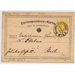 Österreich 1874 2kr Korr-Karte, ITAL.FORMULAR mit WIEN Stempel