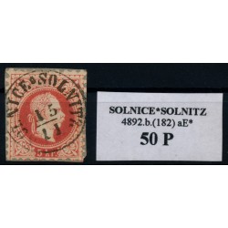 Österreich 1867 5kr, SOLNICE/SOLNITZ (B) Kl:50Punkte!
