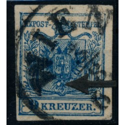 Österreich 1850 9kr, MP, Type III. PLATTENFEHLER! WIEN. Schön und attraktiv!