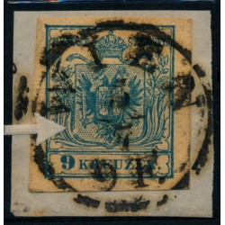 Österreich 1850 9kr, MP, Type III. PLATTENFEHLER! WIEN. Schön und attraktiv!