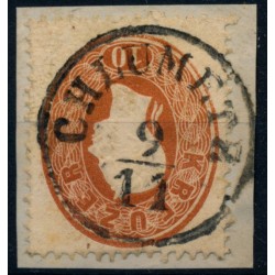Österreich 1861 10kr, CHLUMETZ (B) Schön!