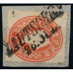 Österreich 1861 5kr, LAUTSCHNIN (B) Mü:20P!