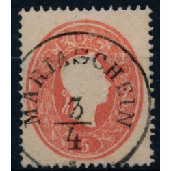 Österreich 1861 5kr, MARIASCHEIN (B) Mü:20P!
