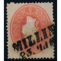 Österreich 1861 5kr, MILLIN (B) Mü:20P!