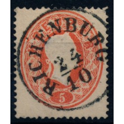 Österreich 1861 5kr, RICHENBURG (B) Mü:15Punkte!