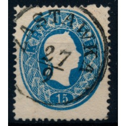 Österreich 1861 15kr, ZASTAWKA (M) Mü:15P!