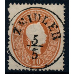 Österreich 1861 10kr, ZENTRIERT! ZEIDLER/5/5 (B) Mü:60Punkte! Schön!