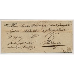 Österreich 1844 Brief (Inhalt) LANDSKRON (B) '6' Postvermerk!