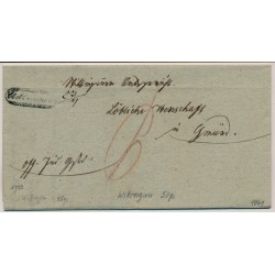 Österreich 1841 Brief (Inhalt) WITTINGAU (B) nach GMÜND. Schön!