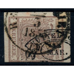 Österreich 1850 6kr FAHNENSTEMEL HÜTTELDORF (Wv) 180P!+RECOMMANDIRT/WIEN