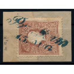 Österreich 1858 10kr, Type II. BLAUSTEMPEL PRZIBRAM (B) Mü:30P! Signum!